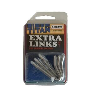 Coastal Titan Extra Links for Prong Training Dog Collar 4mmx4mm X-Heavy Pkg of 3